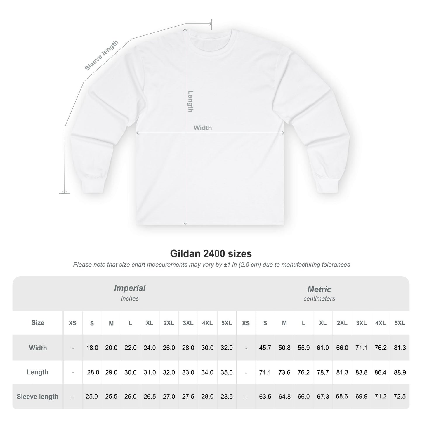 O&Co. Unisex Long Sleeve Tee