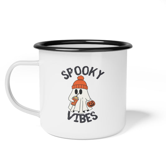 Spooky Vibes Enamel Camp Cup