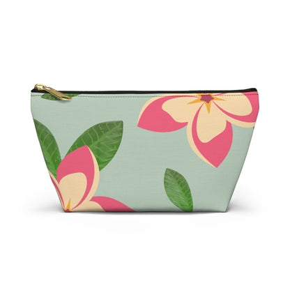 Plumeria Accessory Pouch w T-bottom