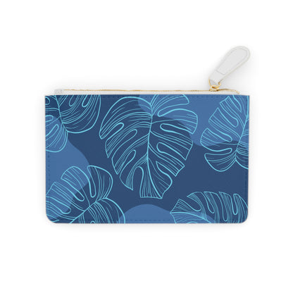 Blues Monstera Mini Clutch