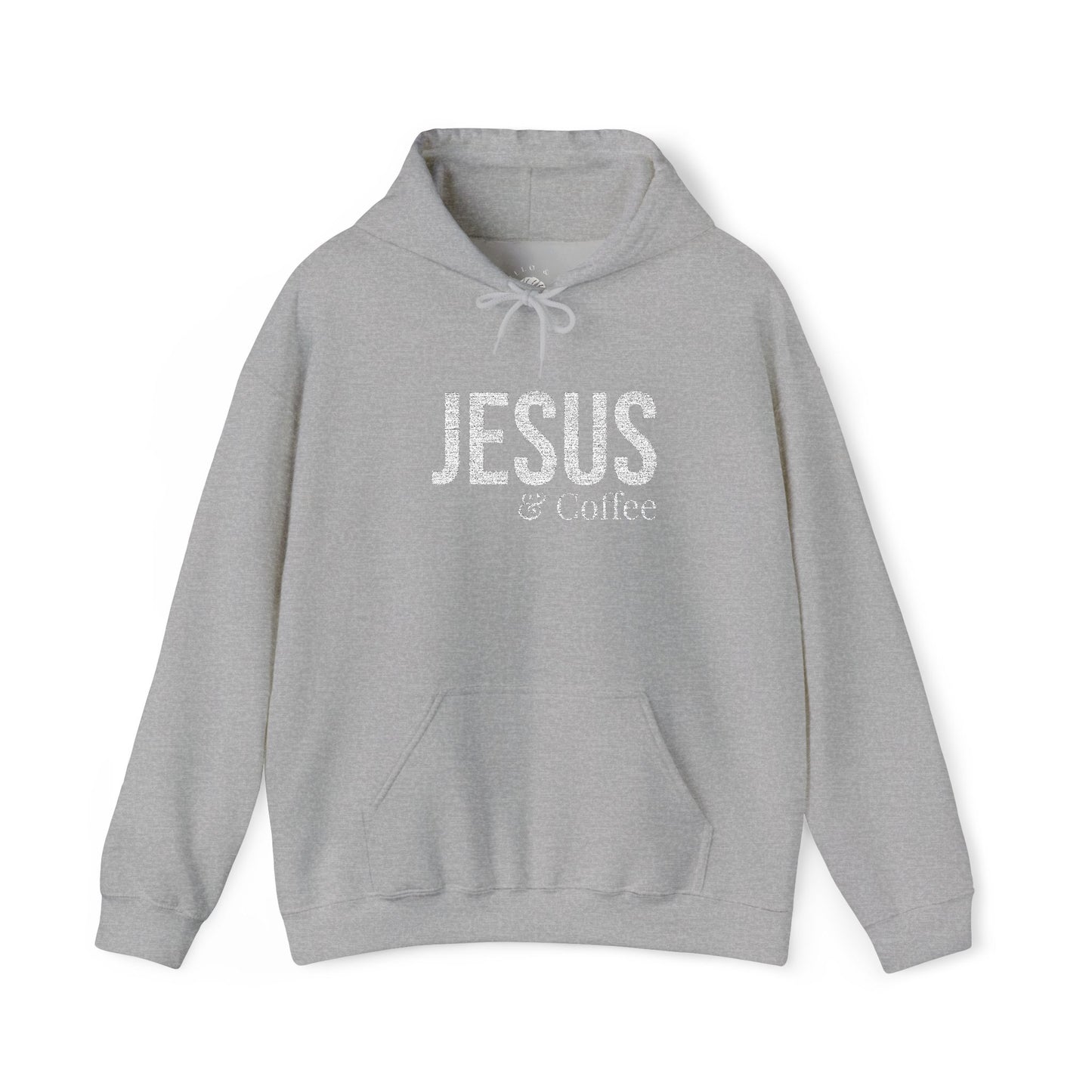 Jesus & Coffee Embroidered Hoodie