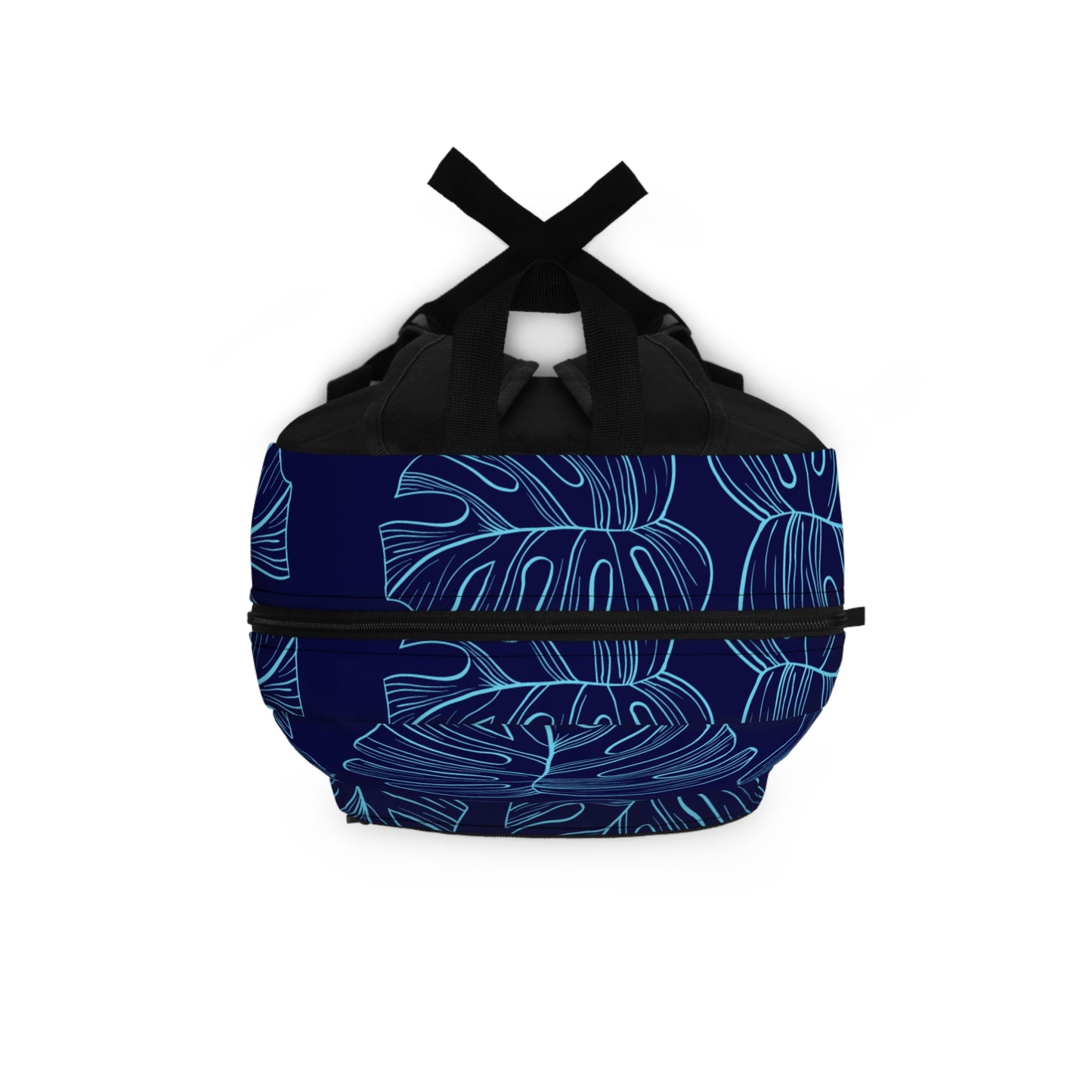 Navy Monstera Backpack