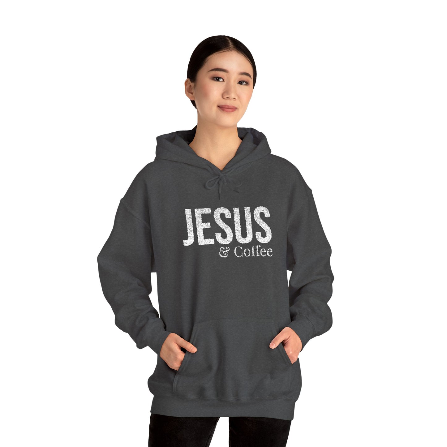 Jesus & Coffee Embroidered Hoodie