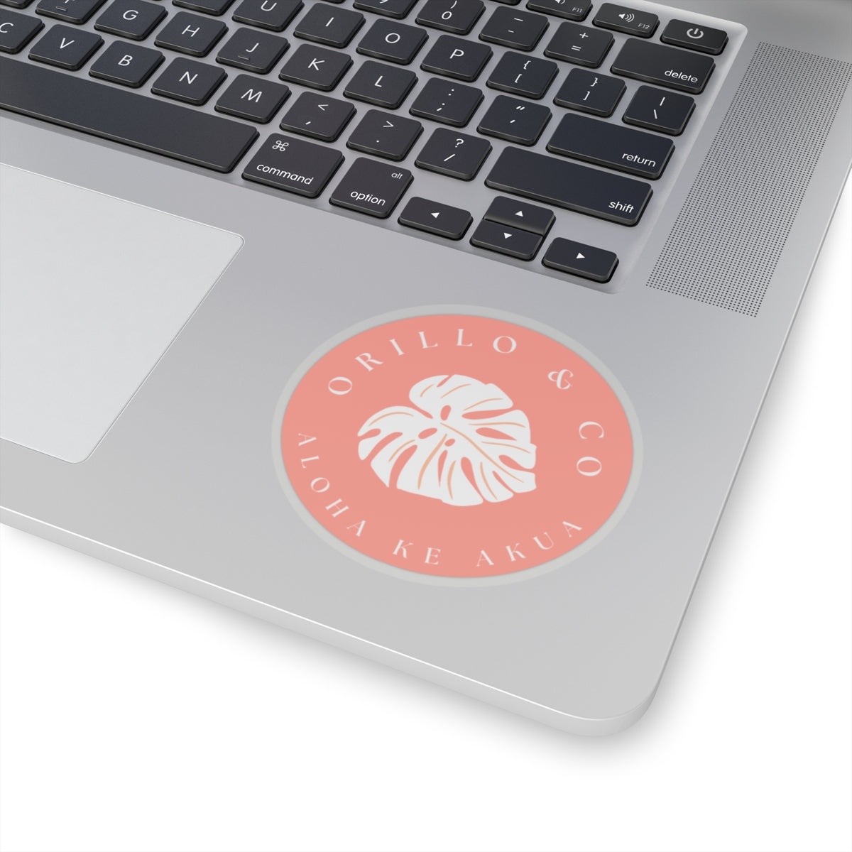 Orange Logo Sticker