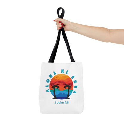 Aloha Ke Akua Tote Bag