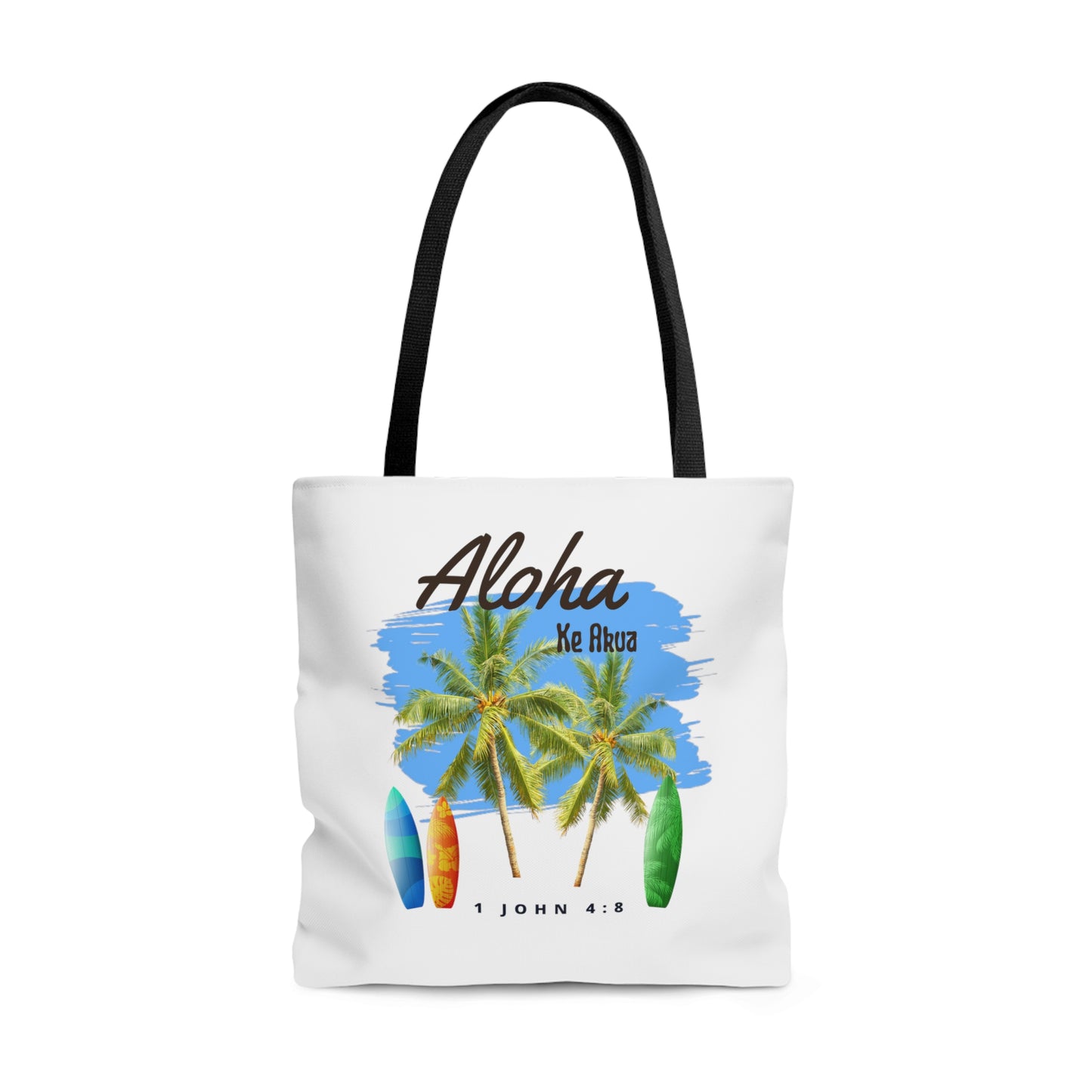 Aloha Ke Akua Surfboards Tote Bag