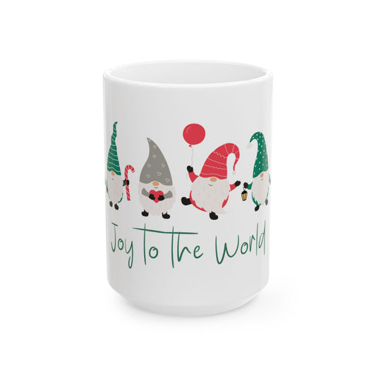 Joyful Gnome Ceramic Mug