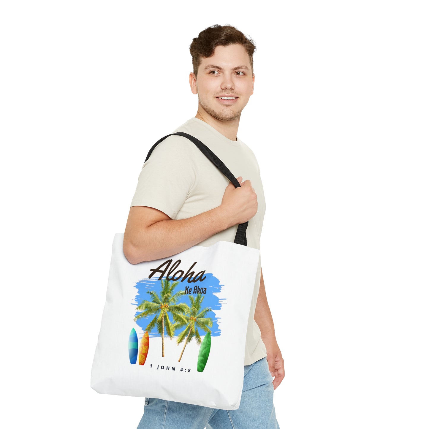 Aloha Ke Akua Surfboards Tote Bag