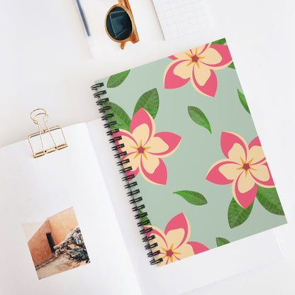 Plumeria Spiral Notebook