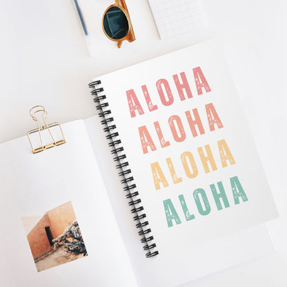 Aloha Spiral Notebook - Ruled Line