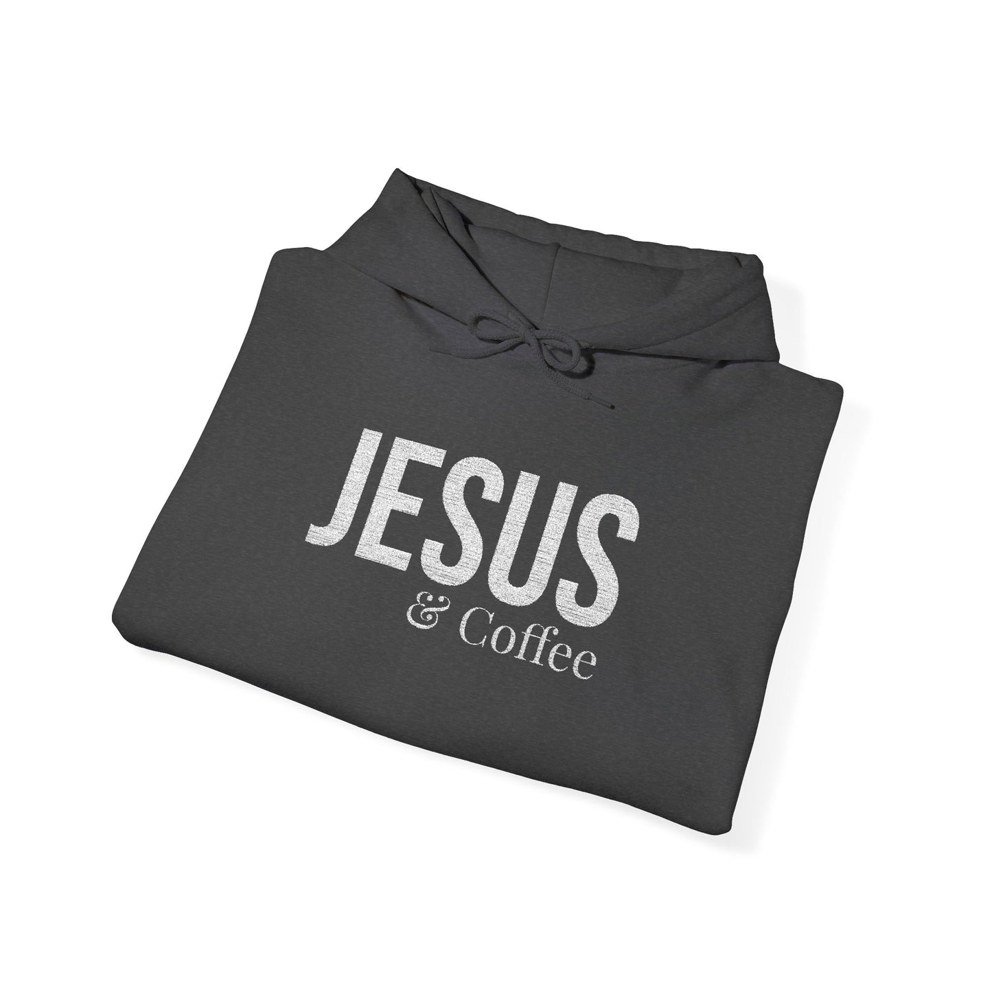 Jesus & Coffee Embroidered Hoodie