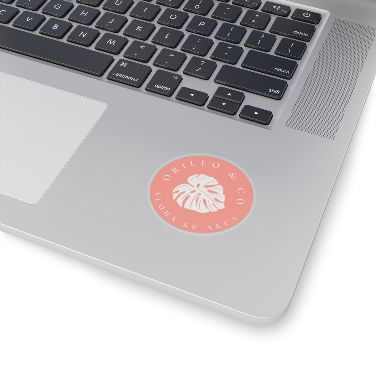 Orange Logo Sticker