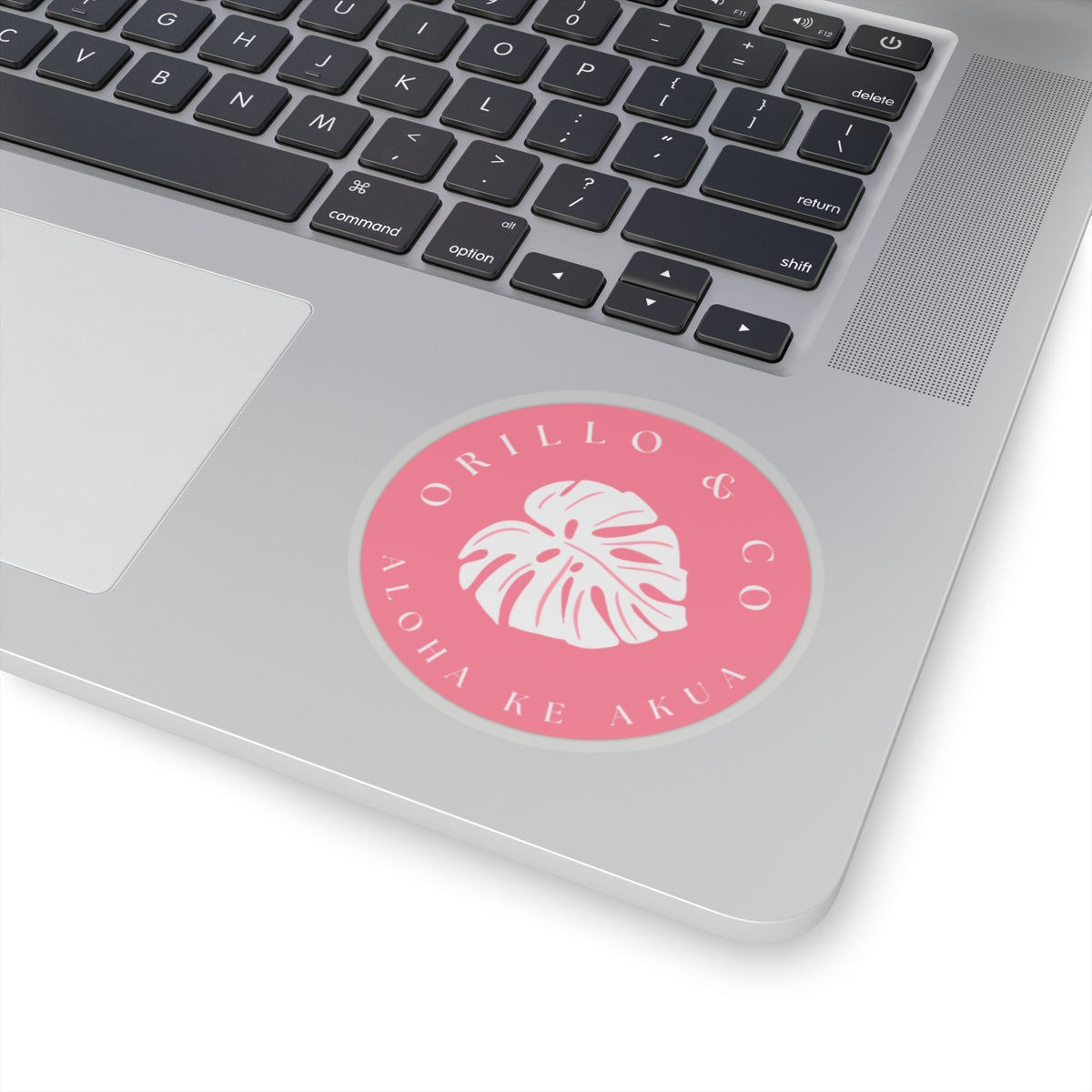 Pink Logo Sticker