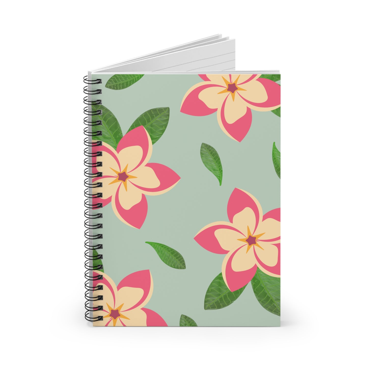 Plumeria Spiral Notebook