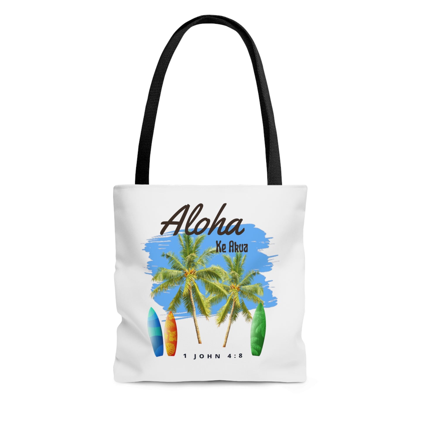 Aloha Ke Akua Surfboards Tote Bag