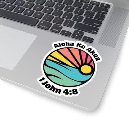 Aloha Ke Akua Sticker