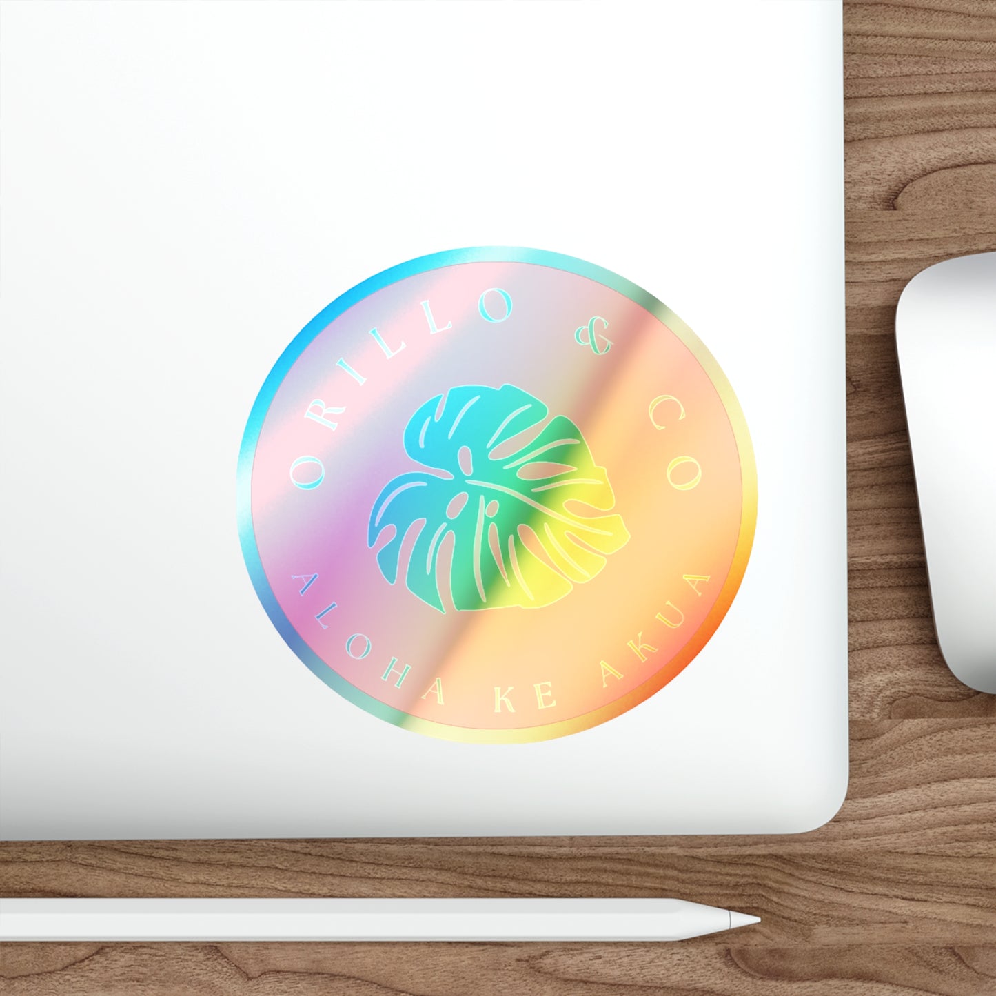 Holographic Logo Sticker