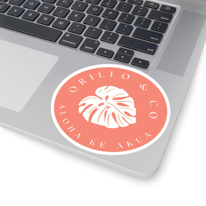 Orange Logo Sticker