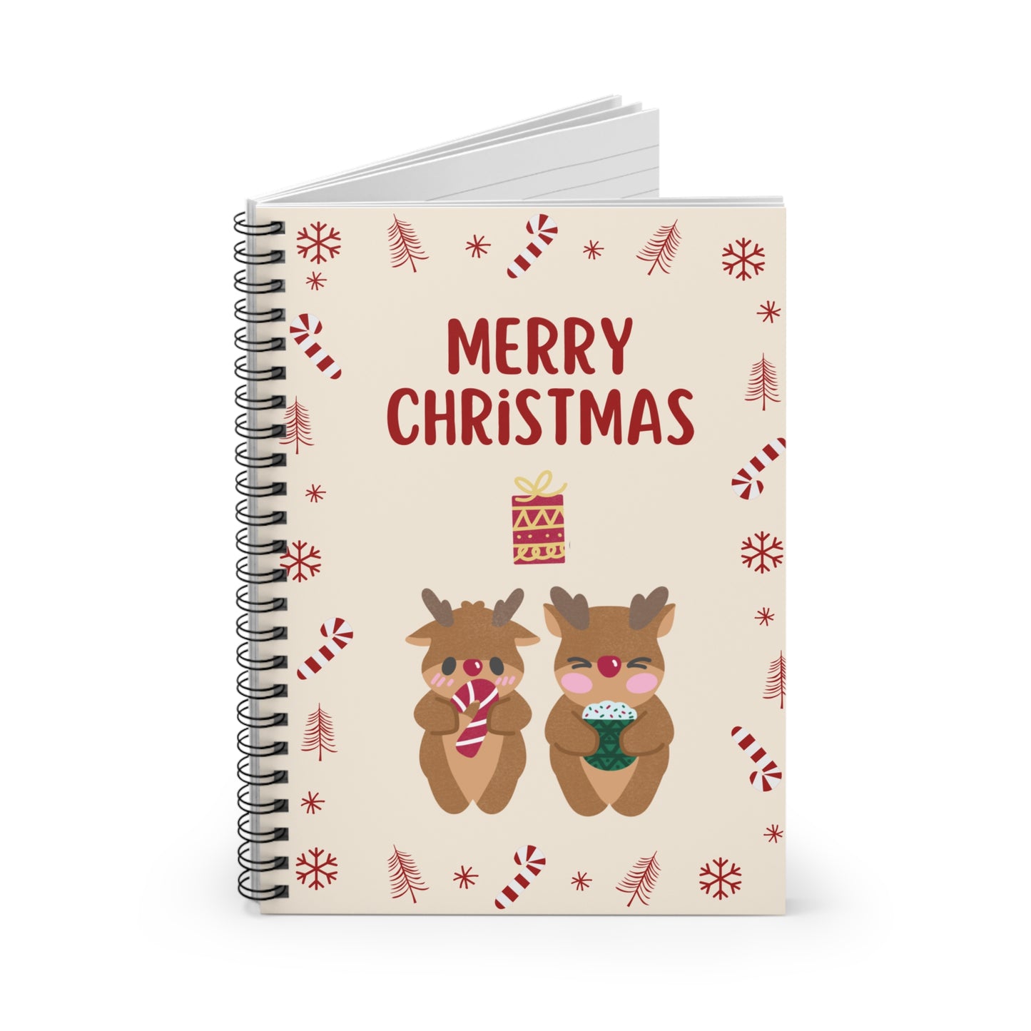 Christmas Journal: Adorable Reindeer Design, Perfect for Holiday Memories