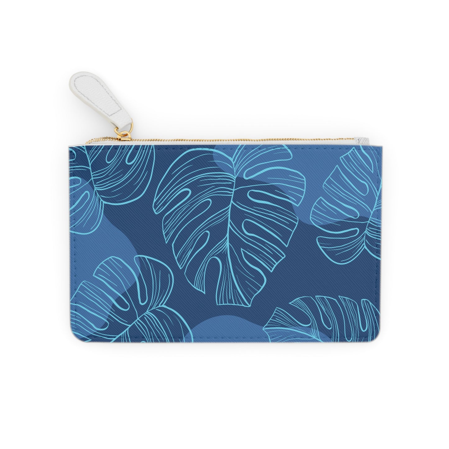 Blues Monstera Mini Clutch