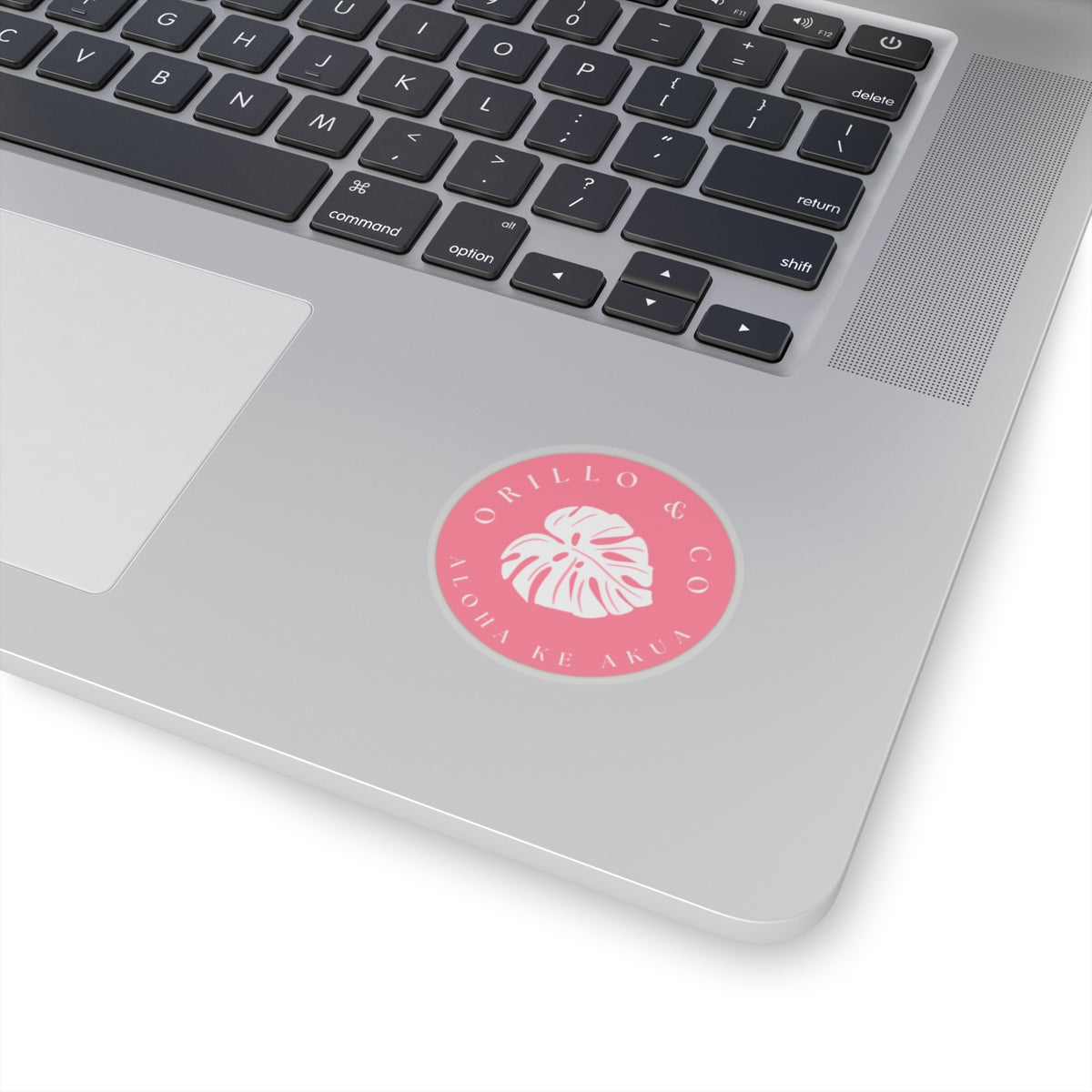 Pink Logo Sticker