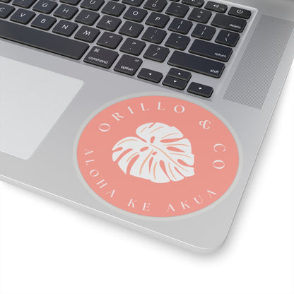 Orange Logo Sticker