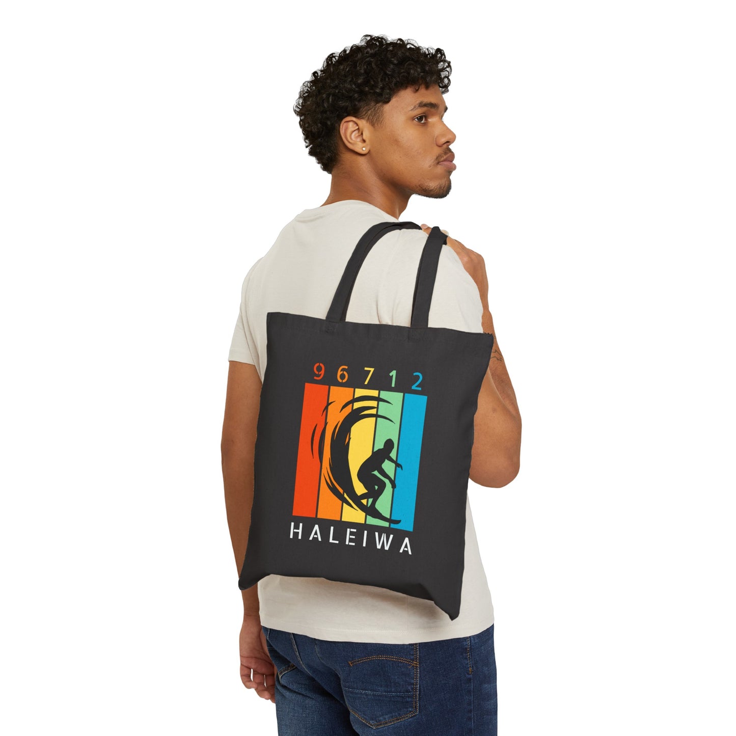 Haleiwa Surfer Tote Bag