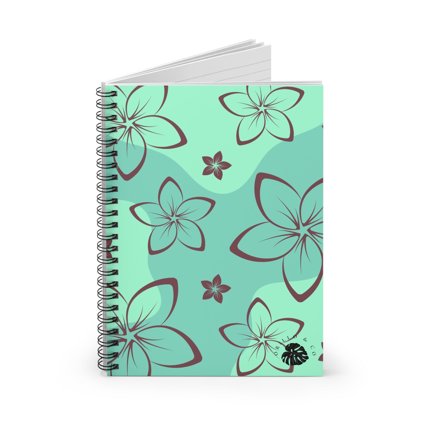 Mint Green Spiral Notebook - Ruled Line