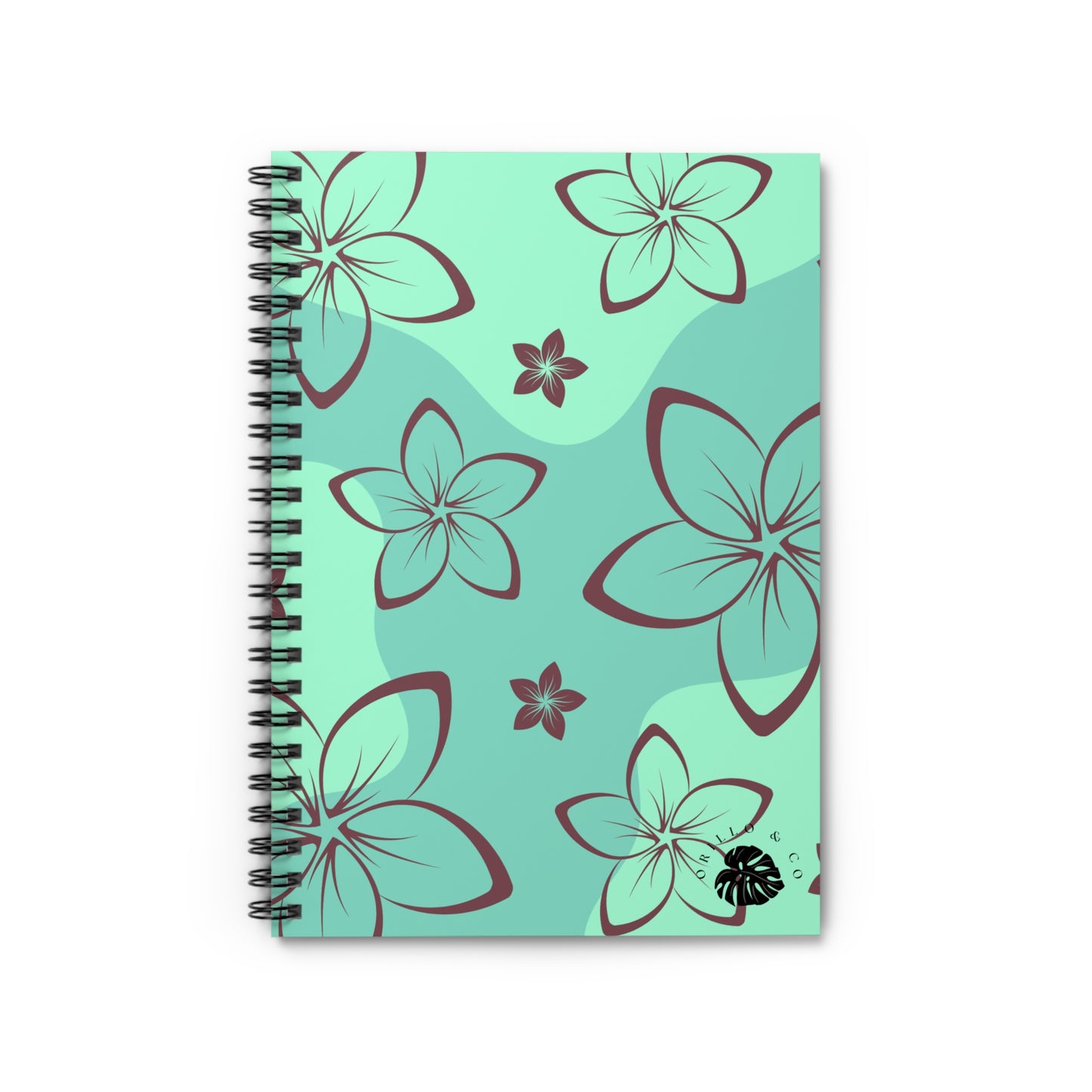 Mint Green Spiral Notebook - Ruled Line