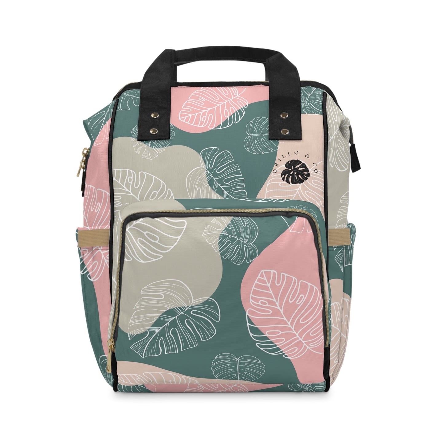 Monstera Diaper Backpack