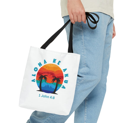 Aloha Ke Akua Tote Bag