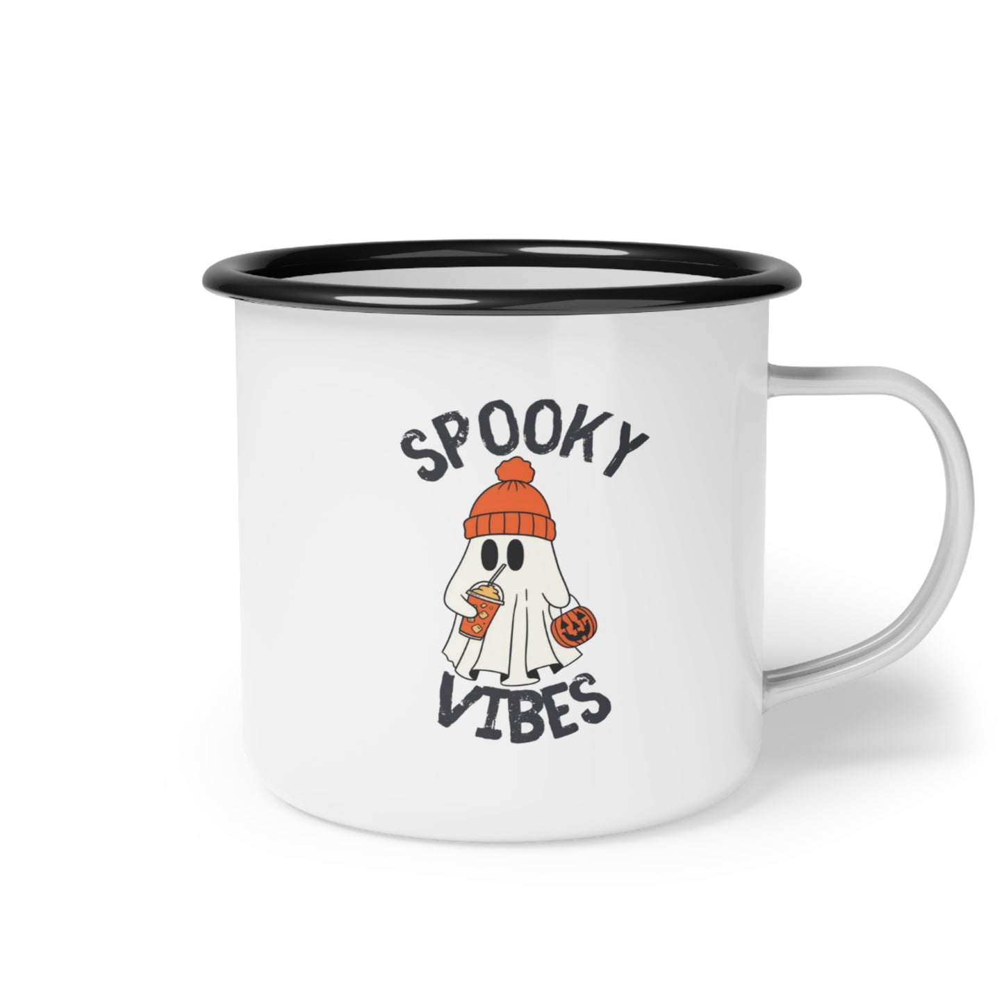 Spooky Vibes Enamel Camp Cup