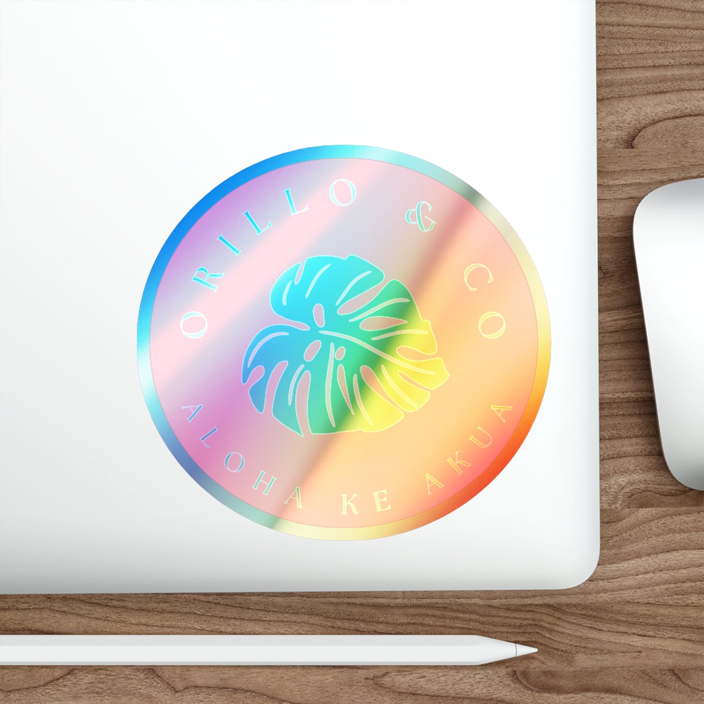 Holographic Logo Sticker