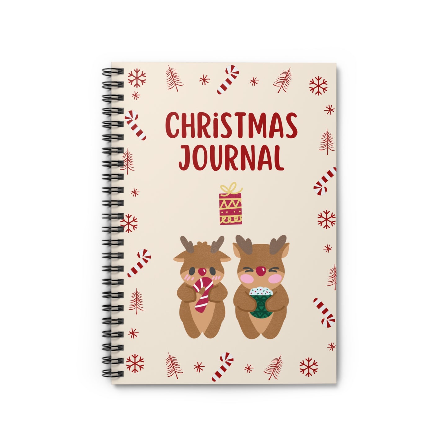 Christmas Journal: Adorable Reindeer Design, Perfect for Holiday Memories