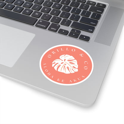 Orange Logo Sticker