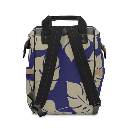 Navy & Beige Diaper Backpack