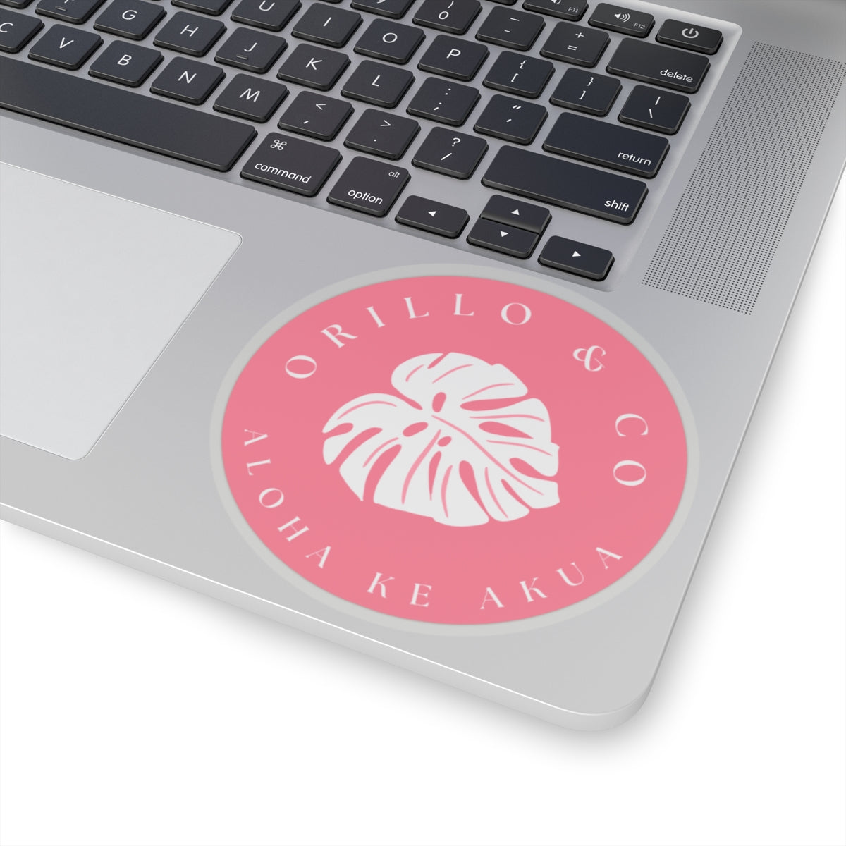 Pink Logo Sticker