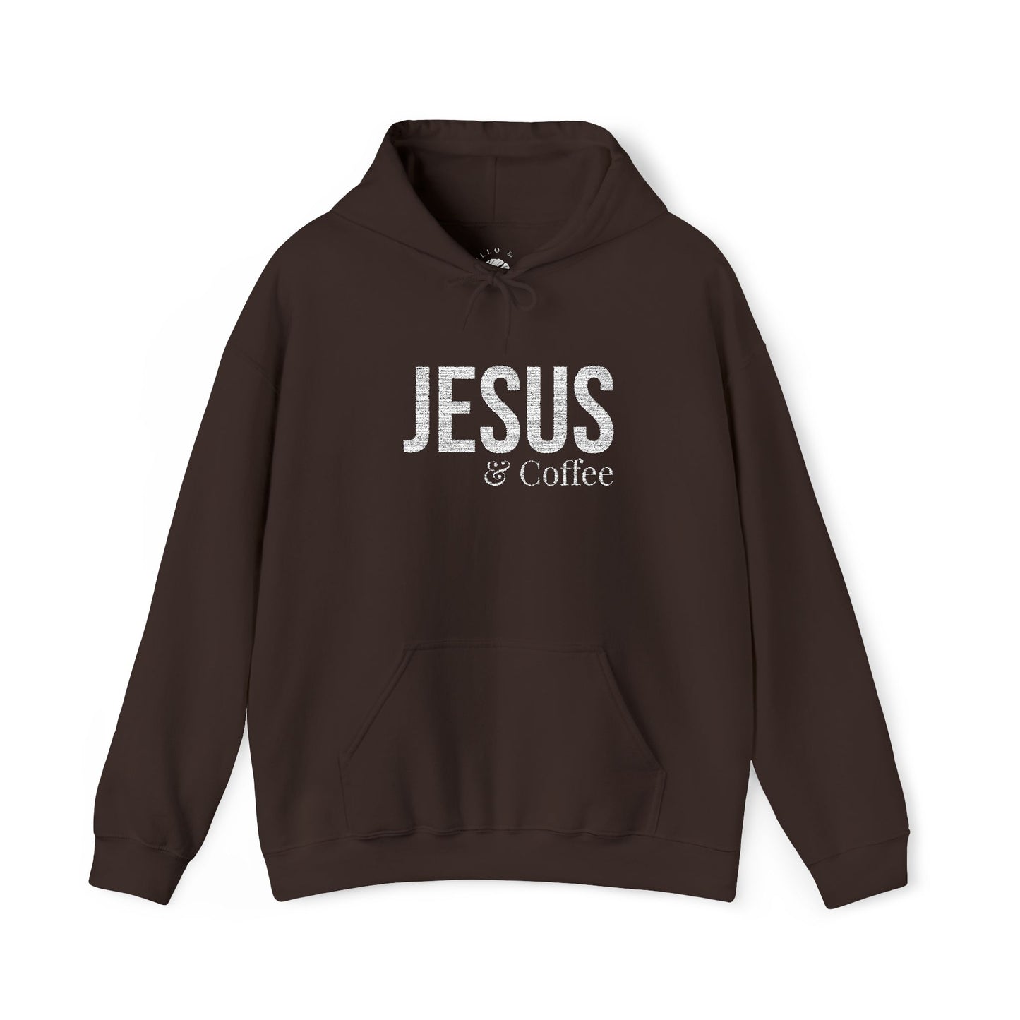 Jesus & Coffee Embroidered Hoodie
