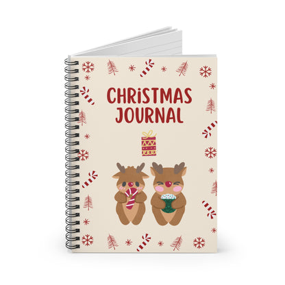 Christmas Journal: Adorable Reindeer Design, Perfect for Holiday Memories