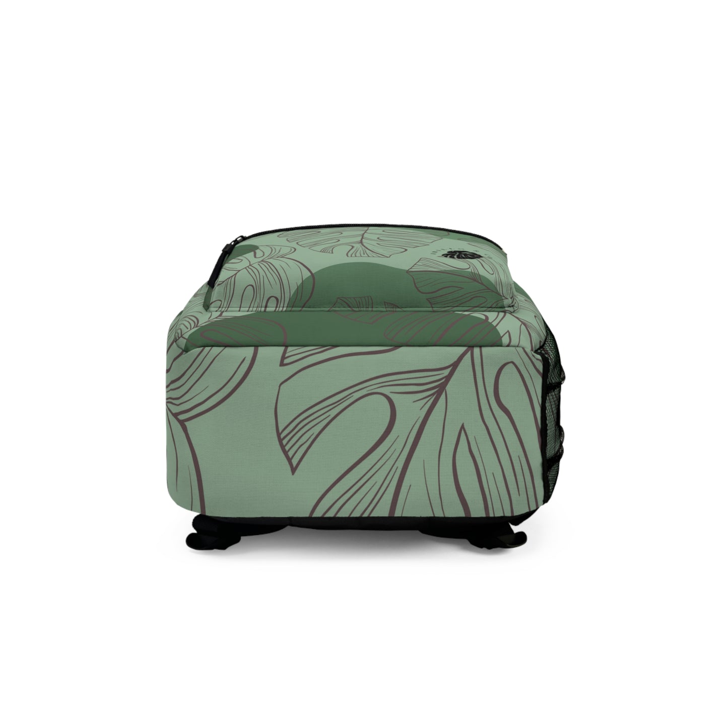 Green Monstera Backpack