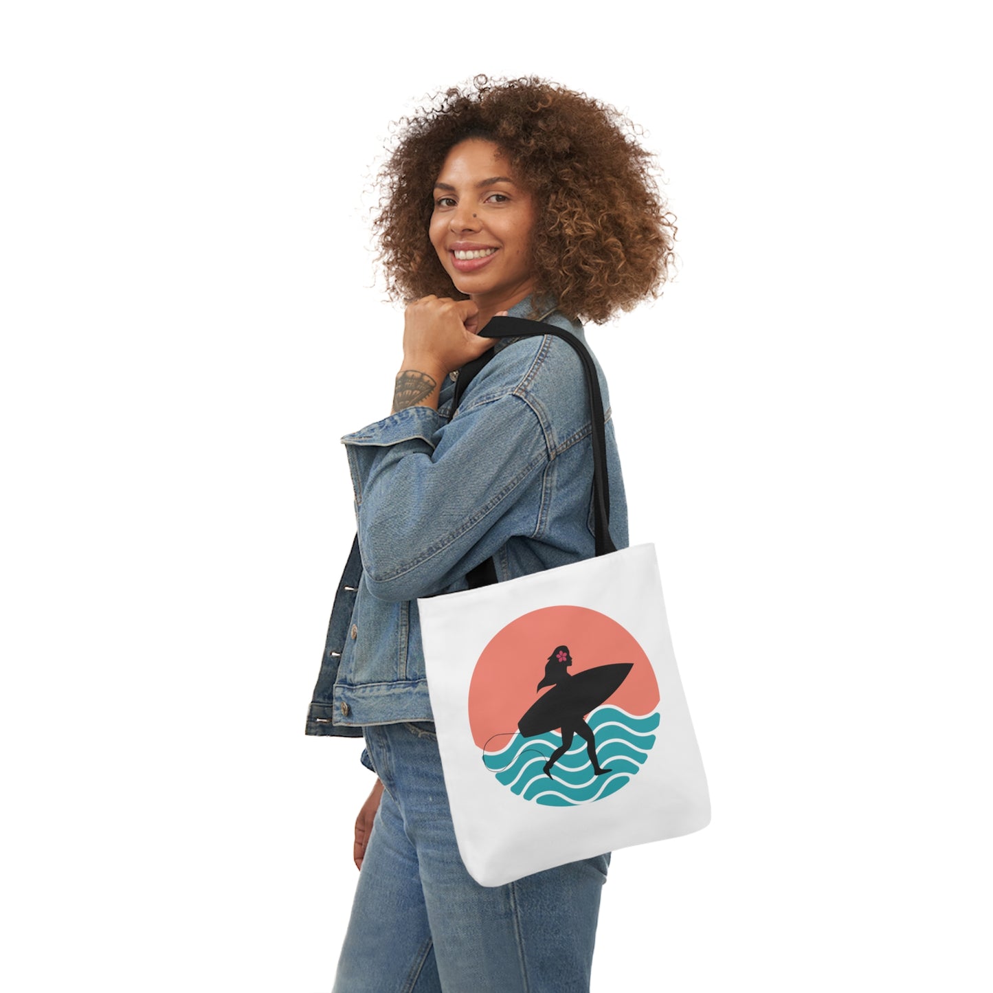 Surfer Girl Tote Bag