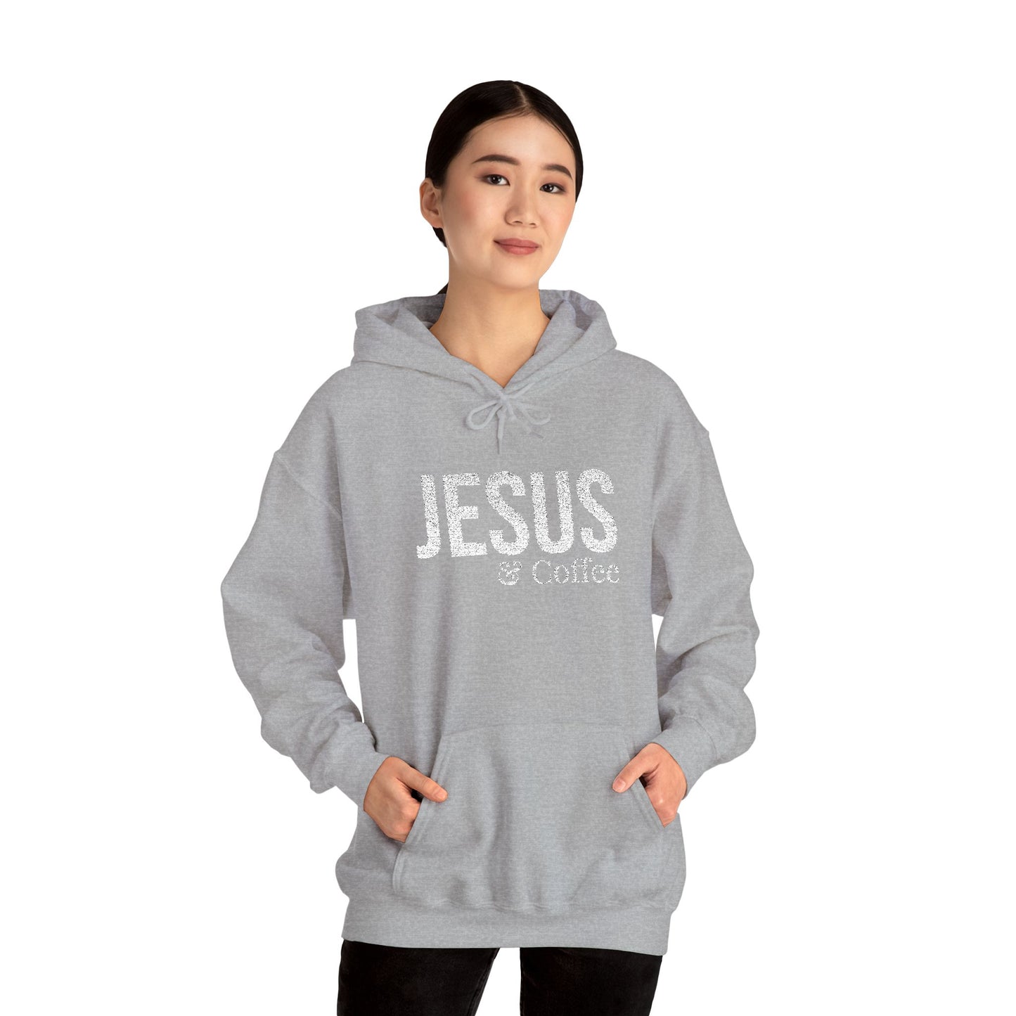 Jesus & Coffee Embroidered Hoodie