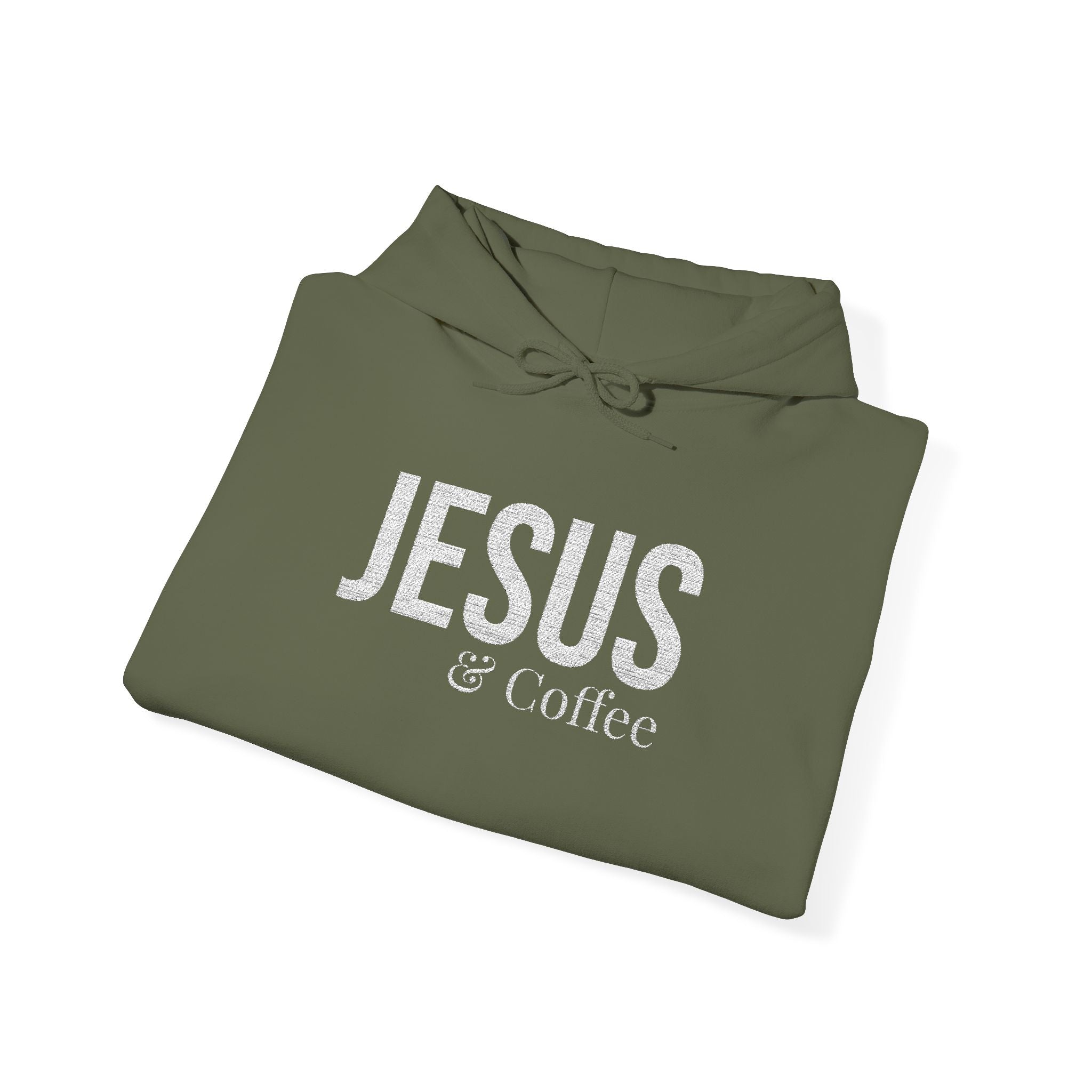 Jesus & Coffee Embroidered Hoodie – OrilloandCo