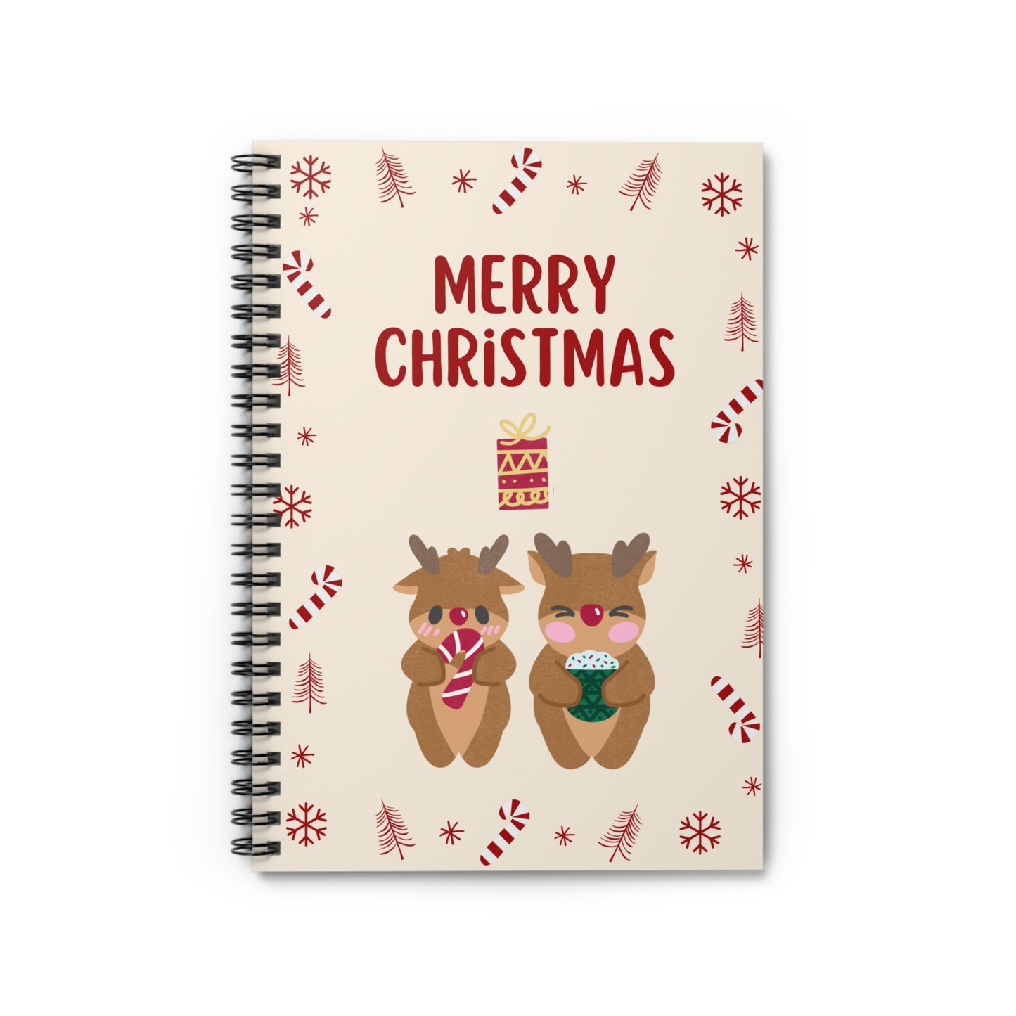 Christmas Journal: Adorable Reindeer Design, Perfect for Holiday Memories
