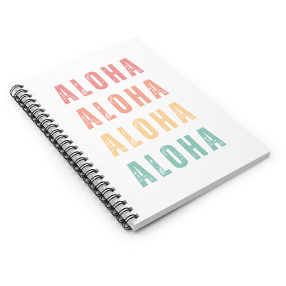 Aloha Spiral Notebook - Ruled Line