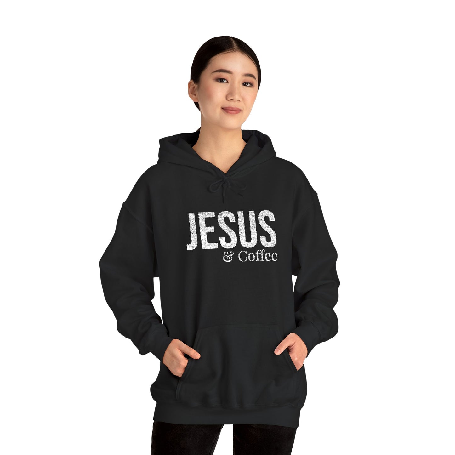 Jesus & Coffee Embroidered Hoodie