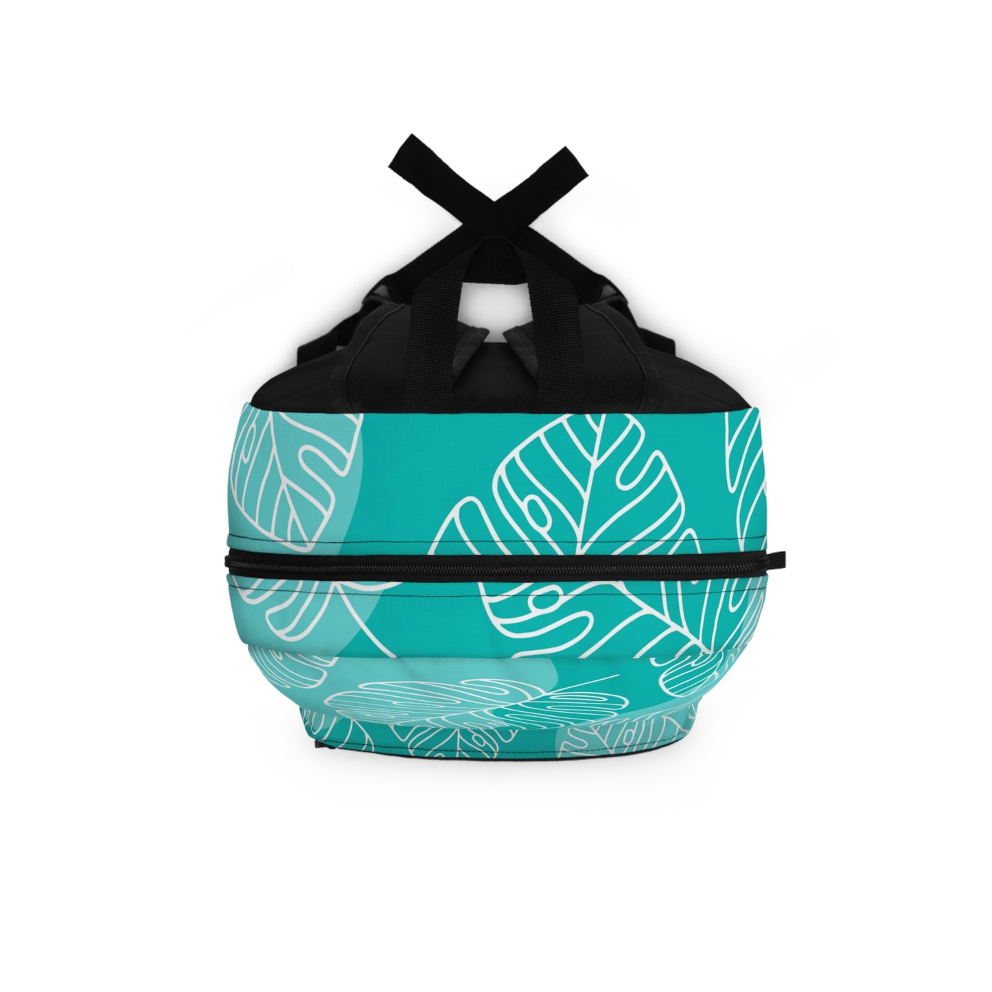 Turquoise Monstera Backpack