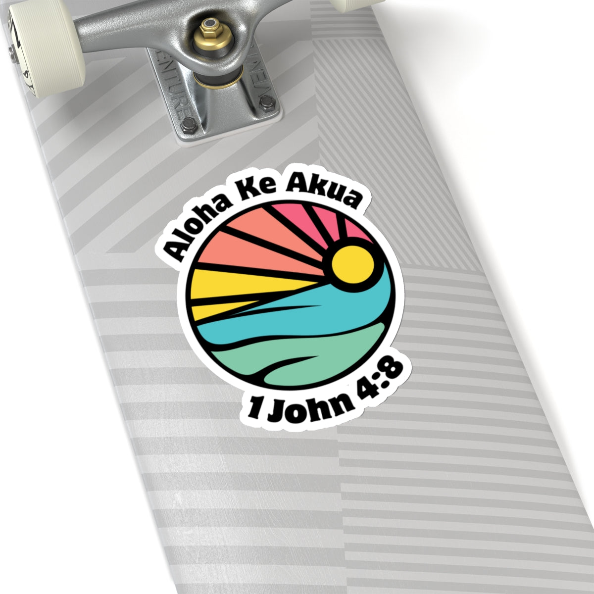 Aloha Ke Akua Sticker