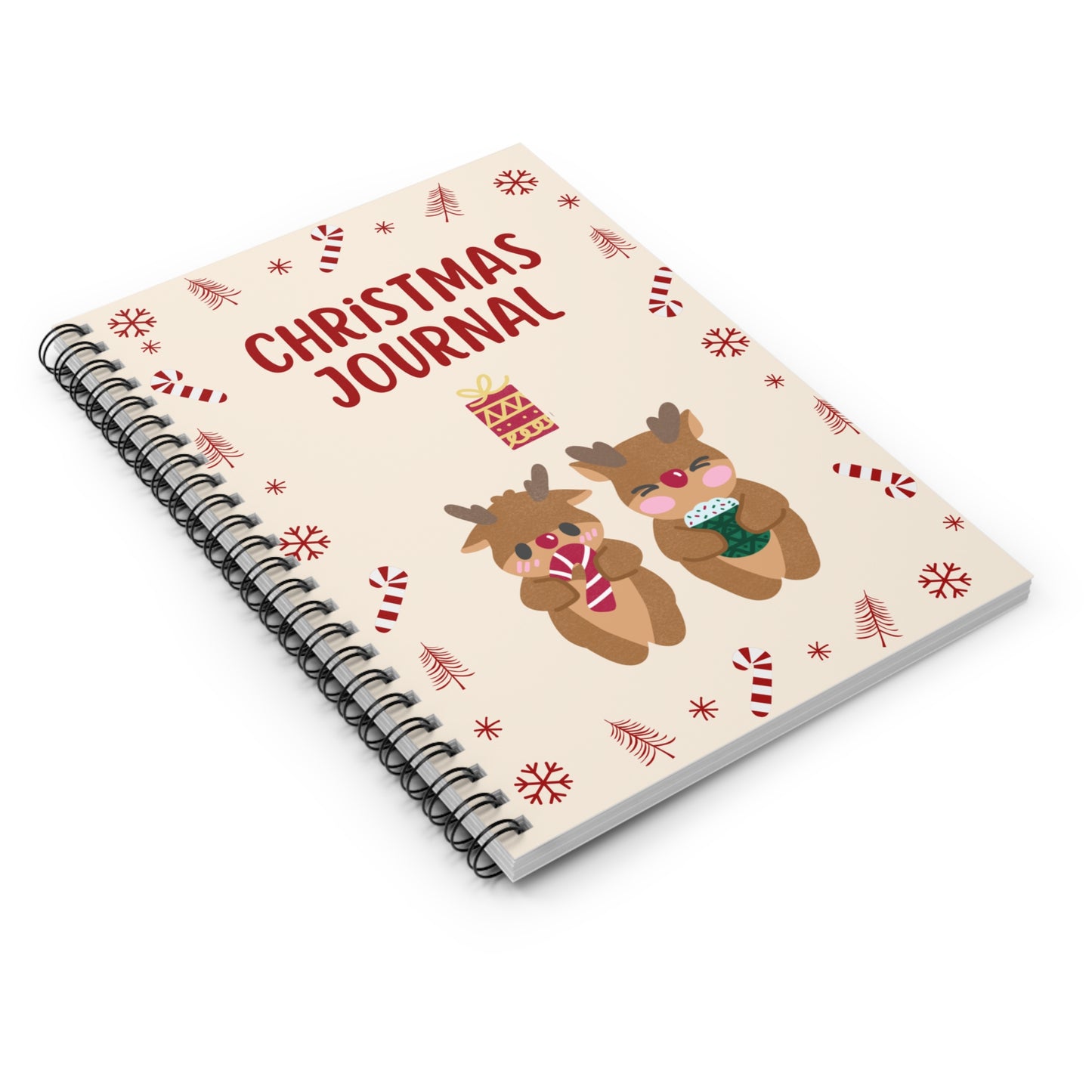 Christmas Journal: Adorable Reindeer Design, Perfect for Holiday Memories