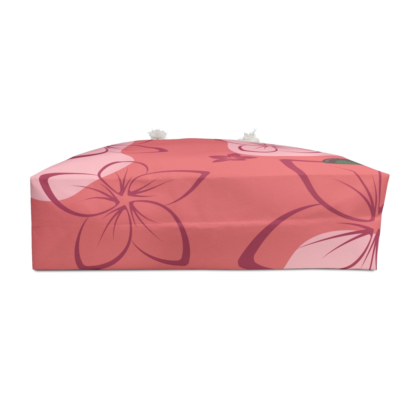 Pink Plumeria Beach Bag